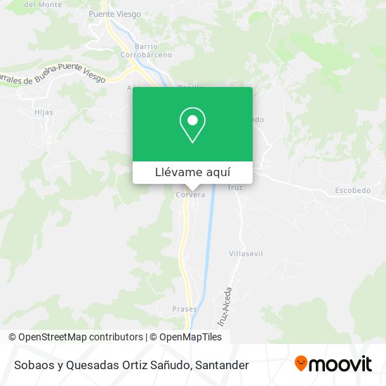 Mapa Sobaos y Quesadas Ortiz Sañudo