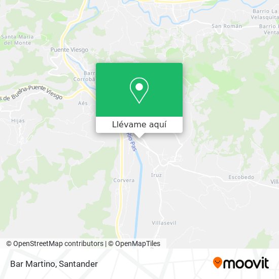 Mapa Bar Martino