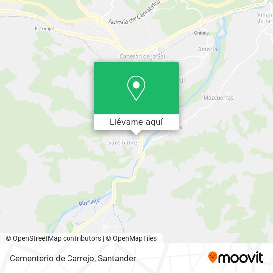 Mapa Cementerio de Carrejo