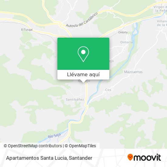 Mapa Apartamentos Santa Lucia