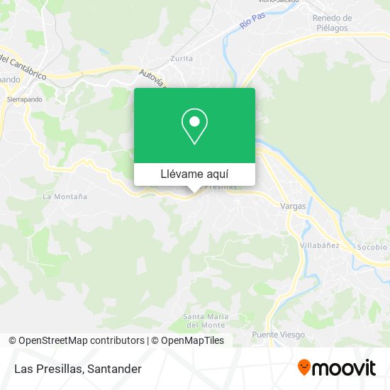 Mapa Las Presillas