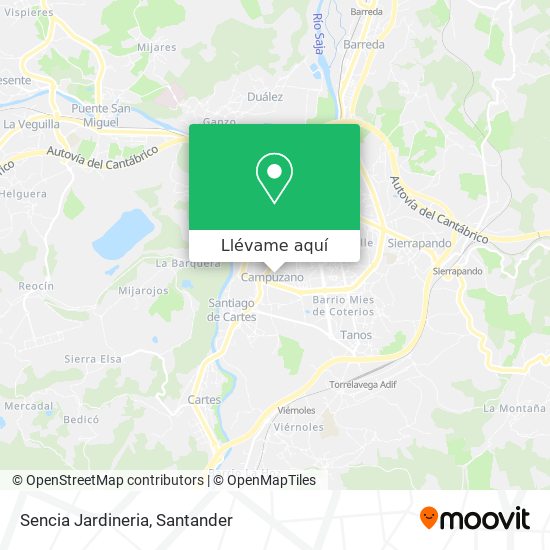 Mapa Sencia Jardineria