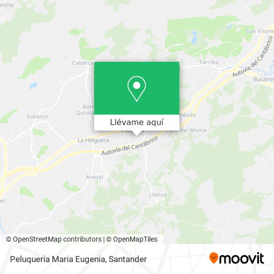 Mapa Peluqueria Maria Eugenia