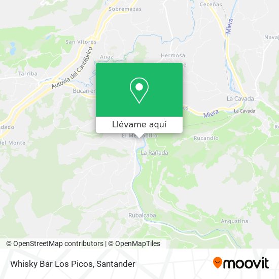 Mapa Whisky Bar Los Picos