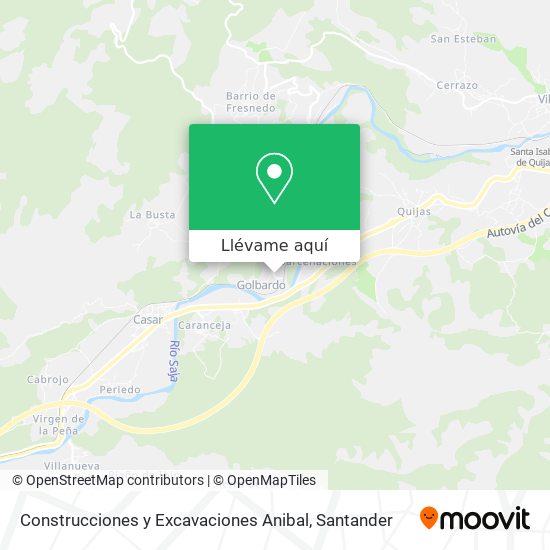 Mapa Construcciones y Excavaciones Anibal
