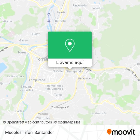 Mapa Muebles Tifon