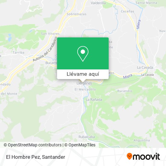 Mapa El Hombre Pez