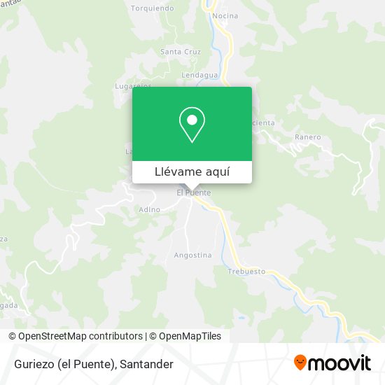 Mapa Guriezo (el Puente)