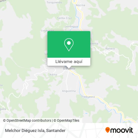Mapa Melchor Diéguez Isla