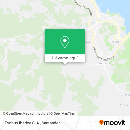 Mapa Evobus Ibérica S. A.