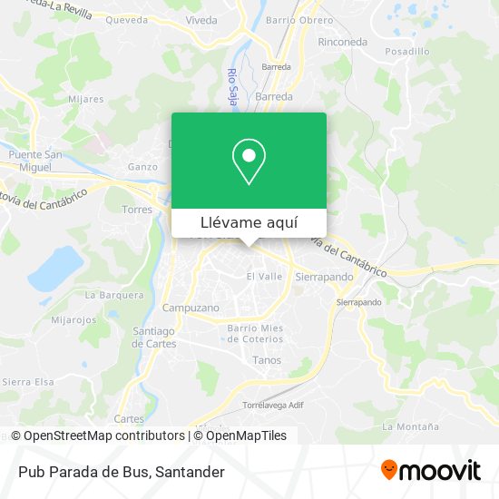 Mapa Pub Parada de Bus