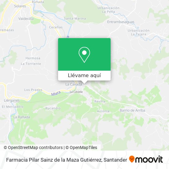 Mapa Farmacia Pilar Sainz de la Maza Gutiérrez