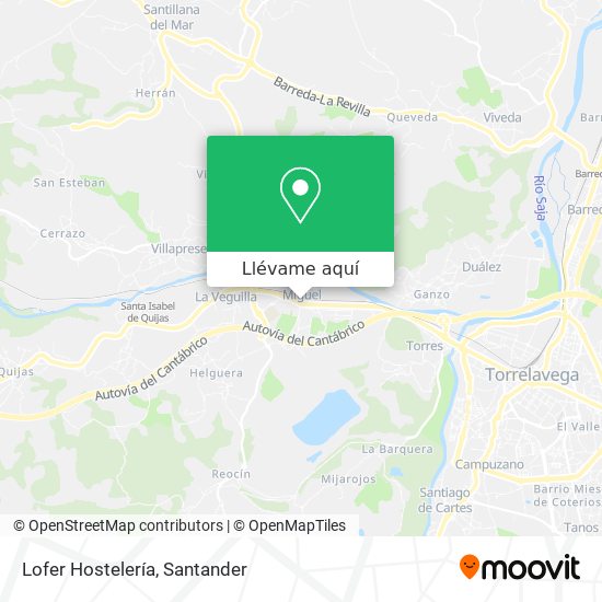 Mapa Lofer Hostelería