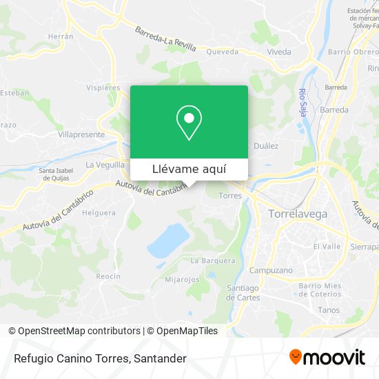 Mapa Refugio Canino Torres