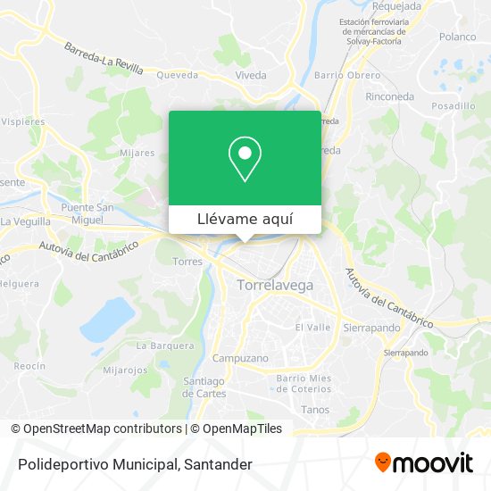 Mapa Polideportivo Municipal