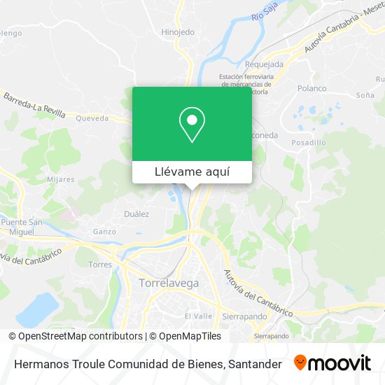 Mapa Hermanos Troule Comunidad de Bienes