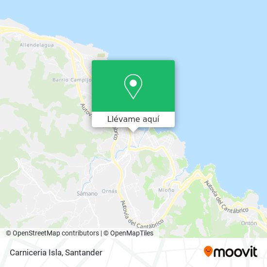 Mapa Carniceria Isla
