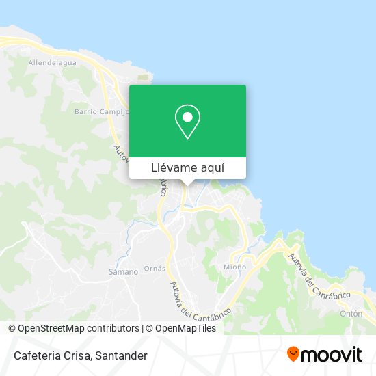 Mapa Cafeteria Crisa