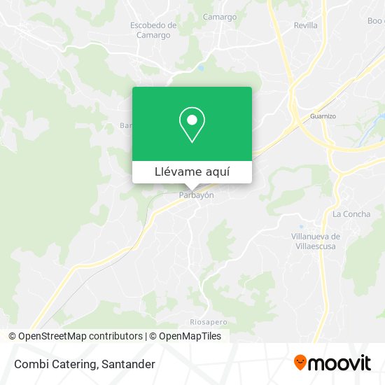 Mapa Combi Catering