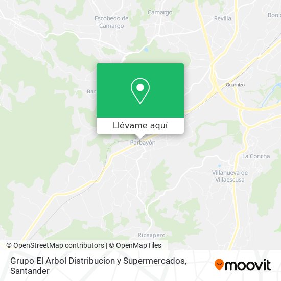Mapa Grupo El Arbol Distribucion y Supermercados