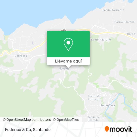 Mapa Federica & Co