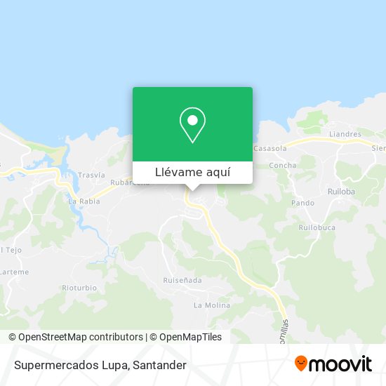 Mapa Supermercados Lupa
