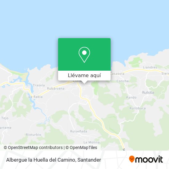 Mapa Albergue la Huella del Camino