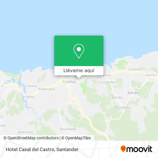 Mapa Hotel Casal del Castro