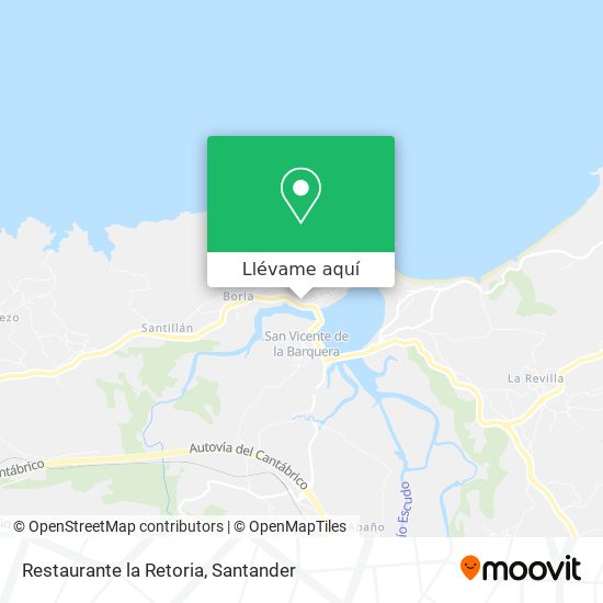 Mapa Restaurante la Retoria