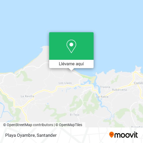 Mapa Playa Oyambre