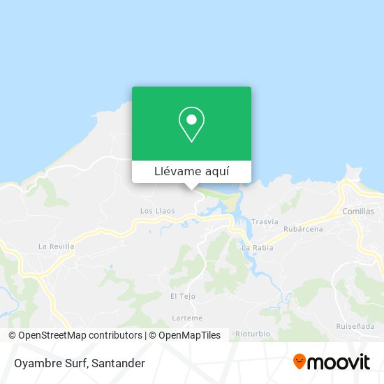 Mapa Oyambre Surf