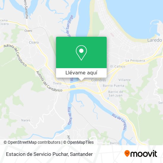 Mapa Estacion de Servicio Puchar