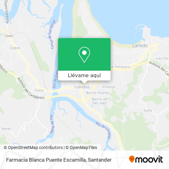 Mapa Farmacia Blanca Puente Escamilla