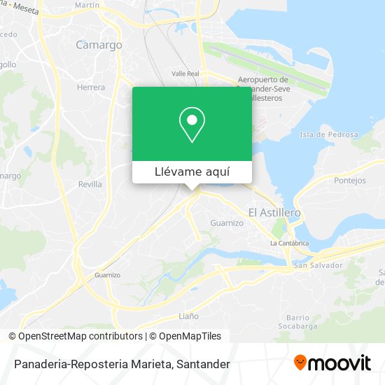 Mapa Panaderia-Reposteria Marieta