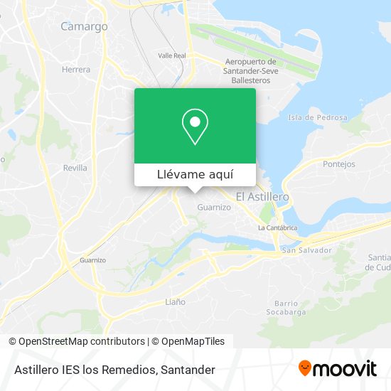 Mapa Astillero IES los Remedios