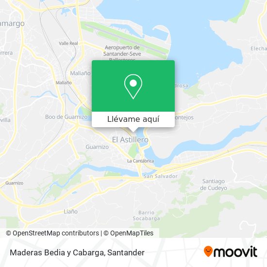 Mapa Maderas Bedia y Cabarga