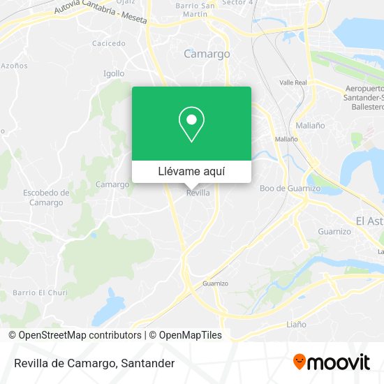 Mapa Revilla de Camargo