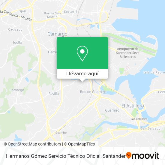 Mapa Hermanos Gómez Servicio Técnico Oficial