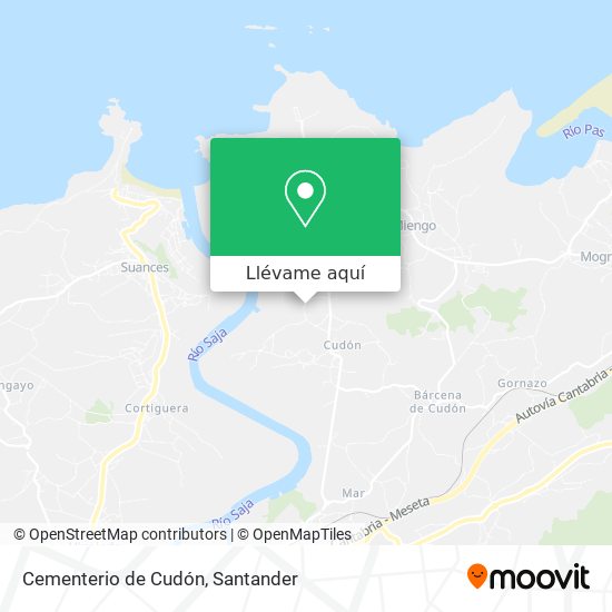 Mapa Cementerio de Cudón