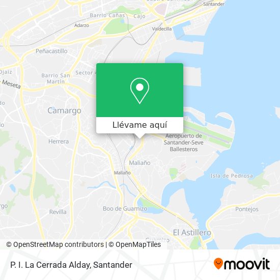 Mapa P. I. La Cerrada Alday