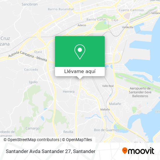 Mapa Santander Avda Santander 27