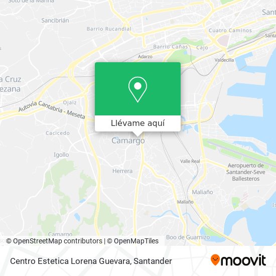 Mapa Centro Estetica Lorena Guevara