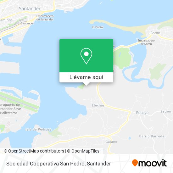 Mapa Sociedad Cooperativa San Pedro