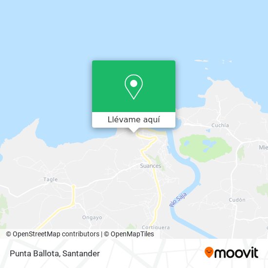 Mapa Punta Ballota