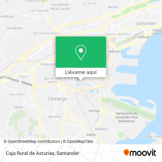 Mapa Caja Rural de Asturias