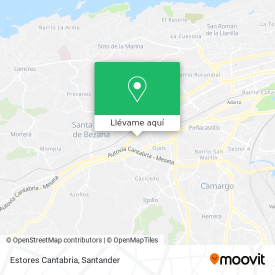 Mapa Estores Cantabria