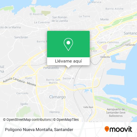 Mapa Polígono Nueva Montaña