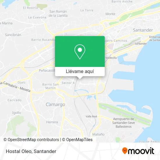 Mapa Hostal Oleo