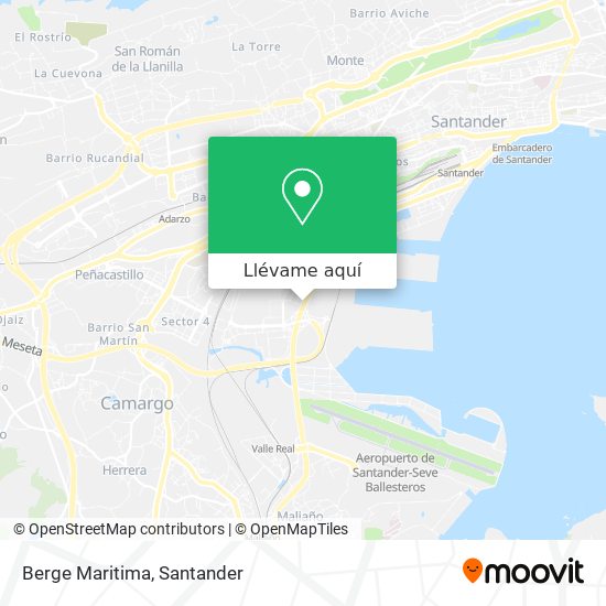 Mapa Berge Maritima