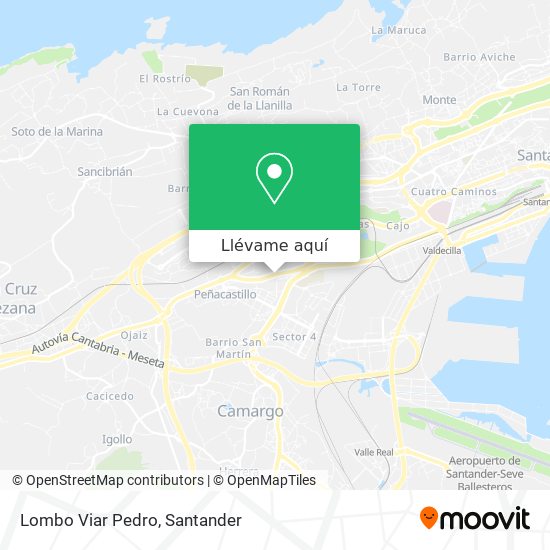 Mapa Lombo Viar Pedro